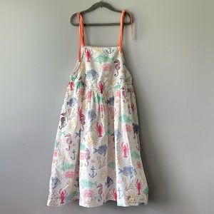 Pink Chicken Monroe Dress-Multi Sea creatures